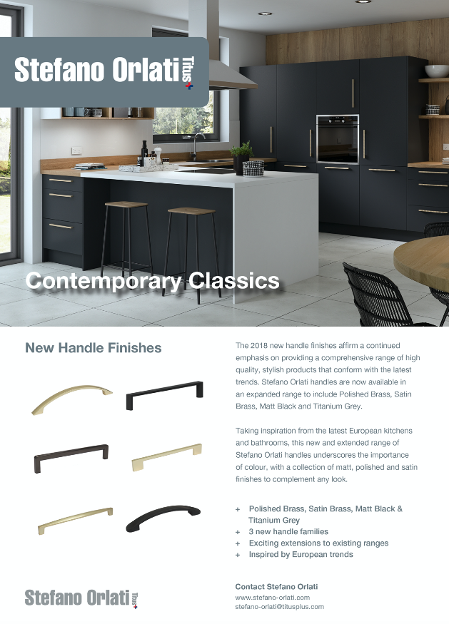 Joiners Magazine Advert - New Handle Finishes